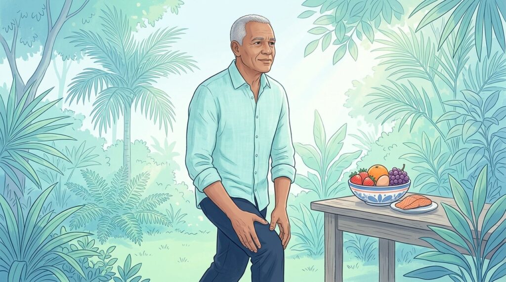 Alimentação equilibrada pode ajudar a preservar a mobilidade e reduzir processos inflamatórios articulares.