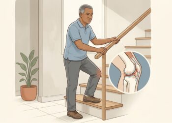 O que causa dor no joelho ao subir e descer escadas