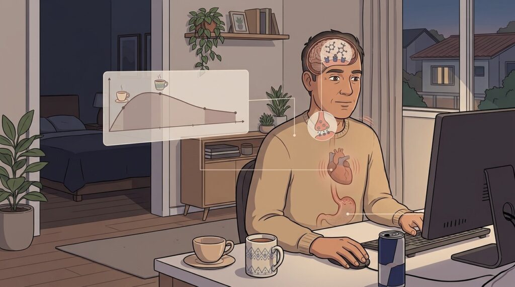 Somar todas as fontes de cafeína ajuda a entender seu impacto no corpo ao longo do dia.