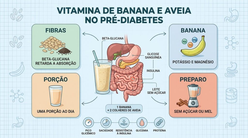Fibras, porção adequada e preparo sem açúcar são essenciais no pré-diabetes.