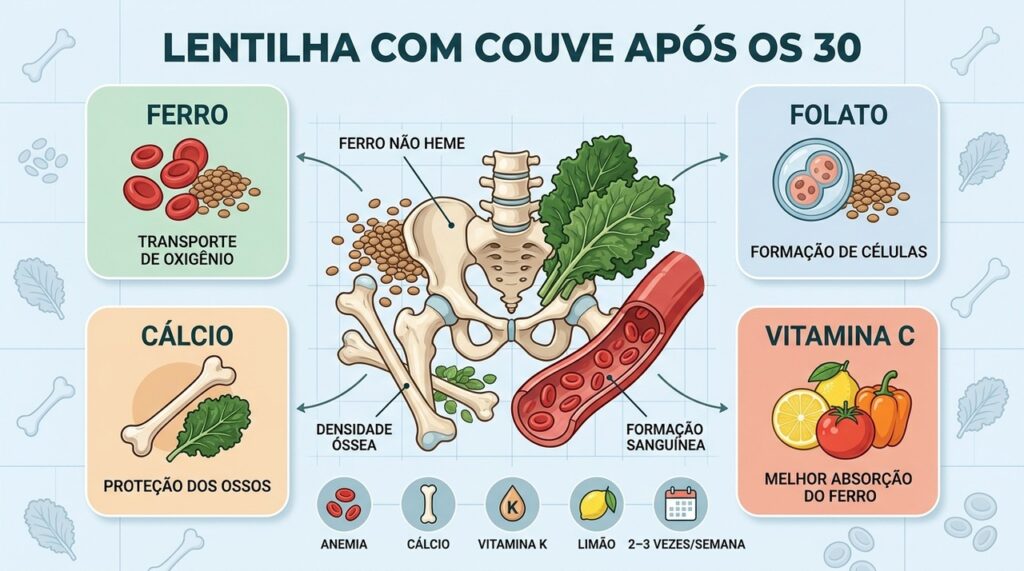Ferro, folato, cálcio e vitamina C sustentam diferentes necessidades nutricionais femininas.