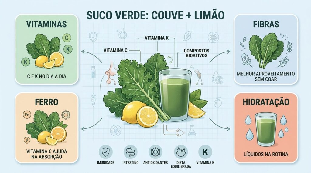 Vitaminas, fibras, ferro e hidratação explicam o valor nutricional da combinação no cotidiano.