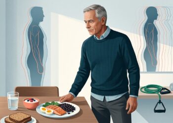 Mais proteína ajuda a preservar músculo ao emagrecer depois dos 55? Ensaio testou isso em homens com pré-diabetes