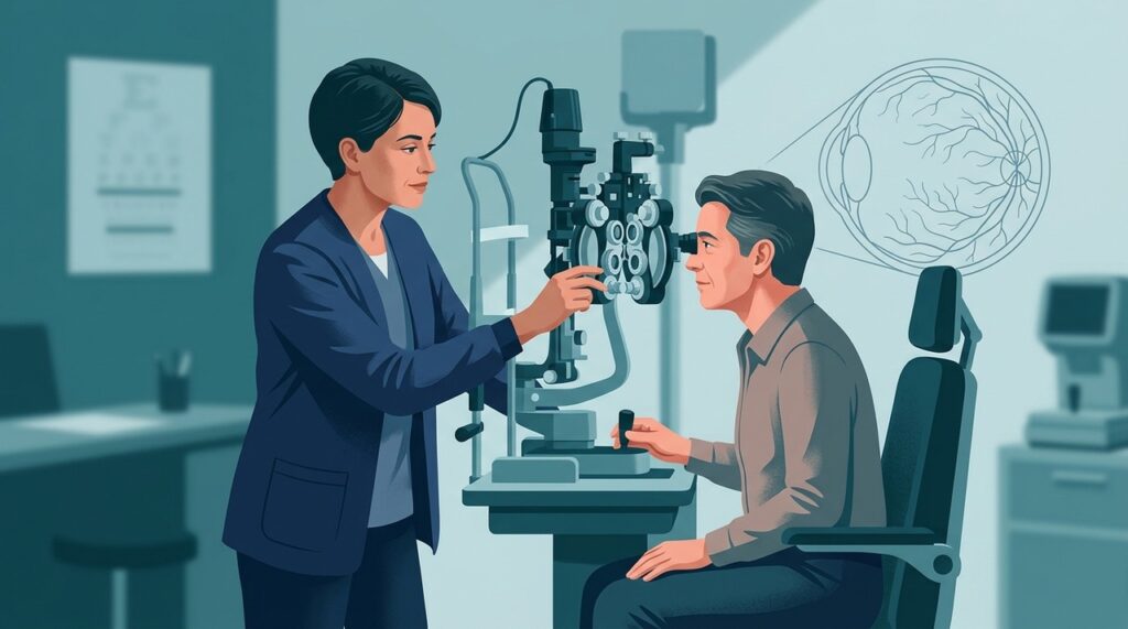 Visão embaçada, dificuldade de foco ou manchas podem ter várias causas e precisam ser avaliadas quando persistem.
