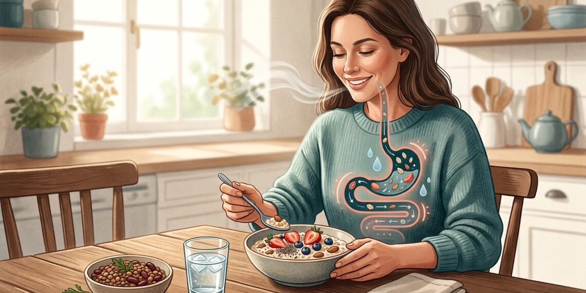 Fibras na alimentação diária: como elas ajudam intestino, saciedade e controle da glicemia
