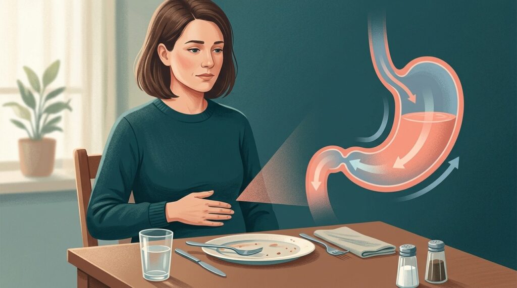 Sintomas após comer não identificam sozinhos se a origem está no estômago, no intestino ou em algum alimento específico.
