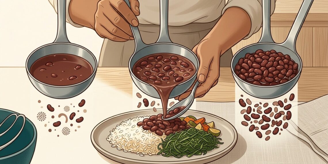 Uma concha de feijão tem quanta proteína? O caldo e os grãos fazem diferença