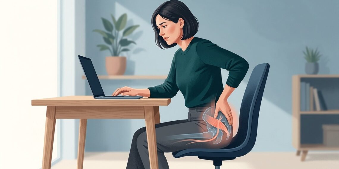 Ficar muito tempo sentado pode desencadear a síndrome do piriforme