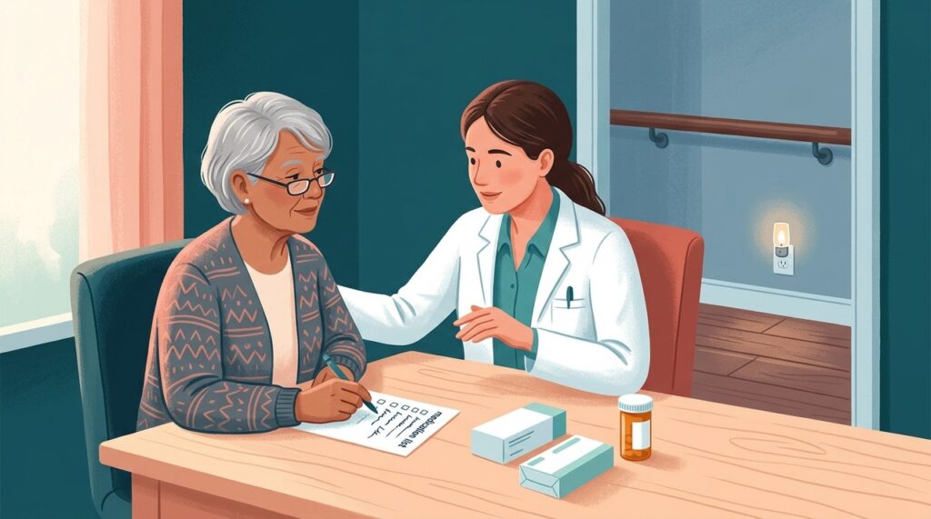 Depois dos 65 anos, o uso de ciclobenzaprina ou orfenadrina deve ser avaliado considerando equilíbrio, cognição e outros medicamentos.