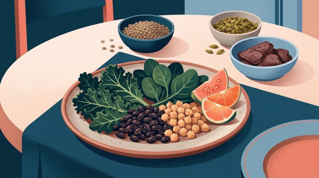 Combinar fontes vegetais de ferro com alimentos ricos em vitamina C ajuda o organismo a aproveitar melhor o mineral.