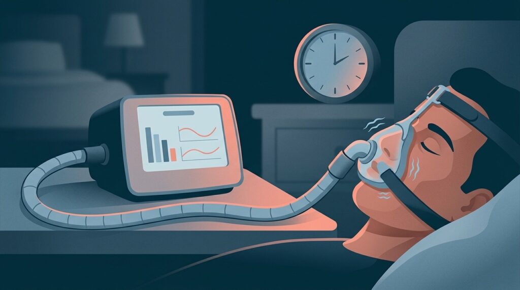 Vazamento da máscara, poucas horas de uso e outros fatores podem reduzir o benefício do CPAP.