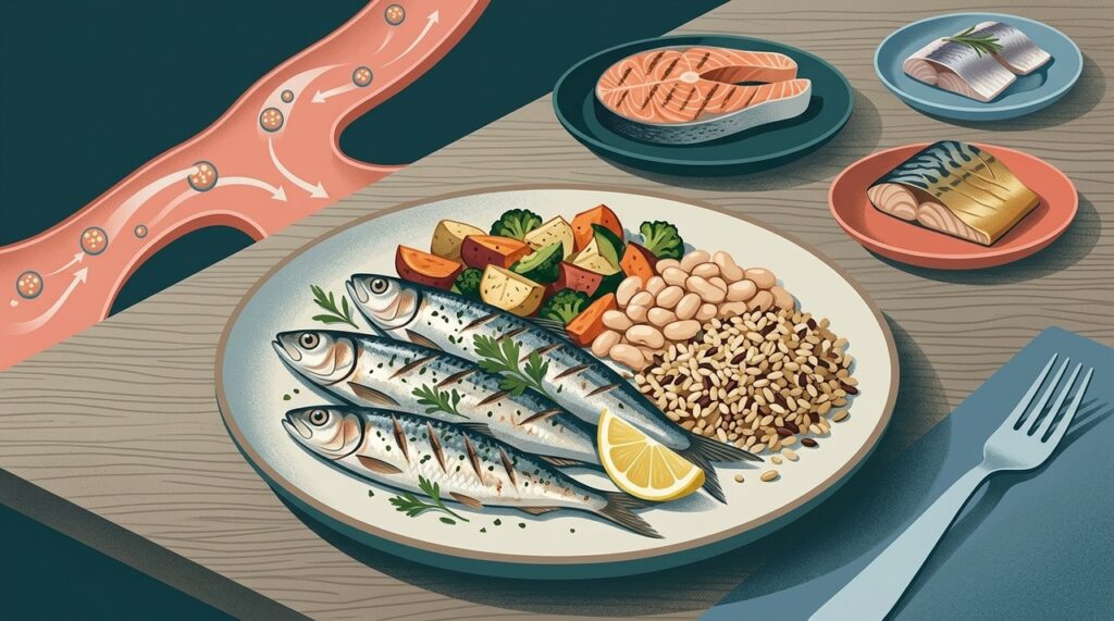 Sardinha e salmão são boas fontes de ômega-3, e a sardinha se destaca principalmente pela praticidade e acessibilidade.