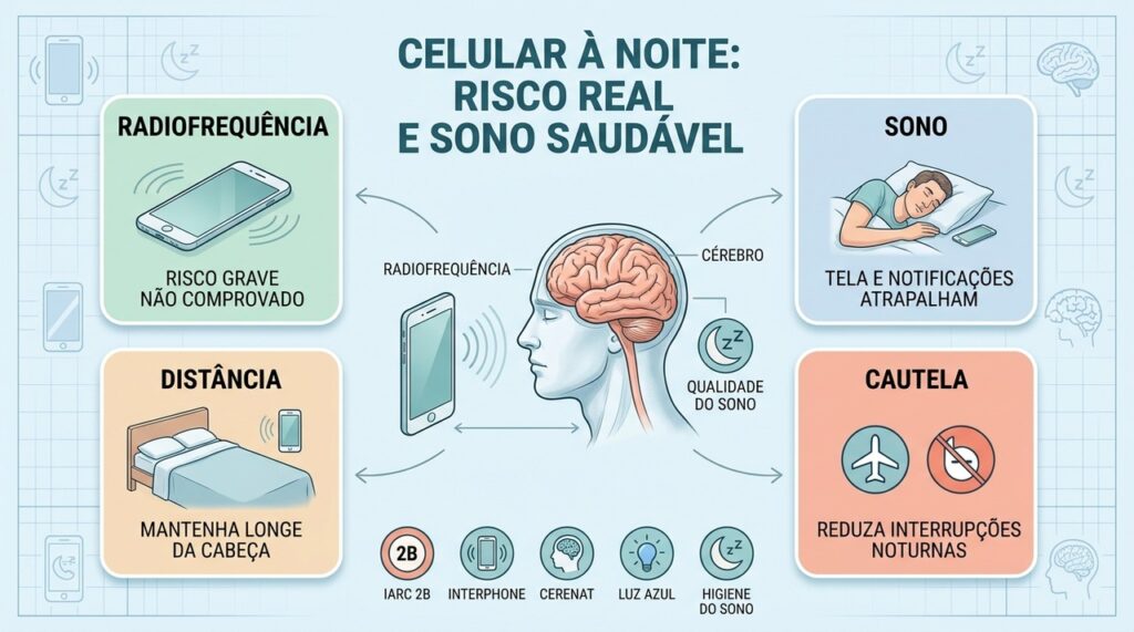 Radiofrequência, sono, distância e cautela ajudam a separar evidências de boatos.