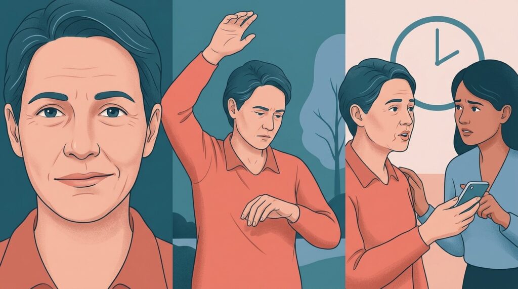 Observar sorriso, força nos braços e fala ajuda a reconhecer rapidamente sinais compatíveis com AVC.