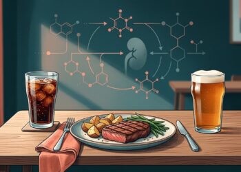 O ácido úrico alto em adultos não vem apenas da carne vermelha, mas também das bebidas adoçadas e da cerveja, que aumentam a produção dessa substância