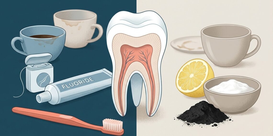 Dentes amarelados: como reduzir manchas em casa sem agredir o esmalte