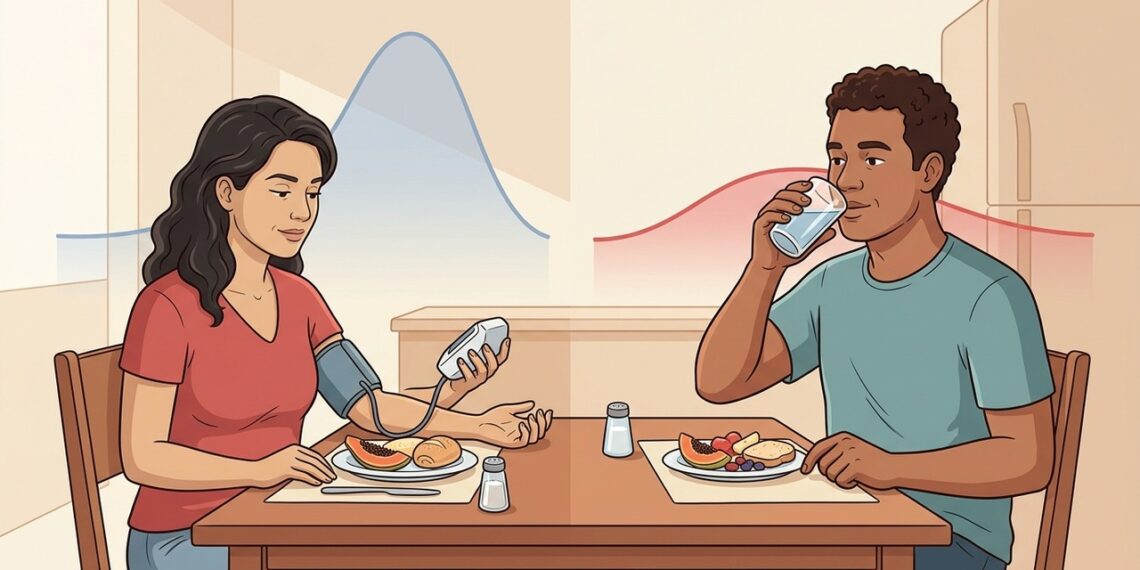 Por que duas pessoas que consomem a mesma quantidade de sal podem ter pressões arteriais muito diferentes