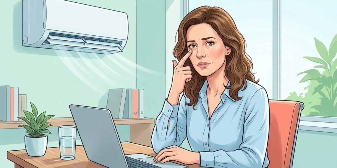Ar-condicionado e ventilador podem ressecar os olhos veja como se proteger