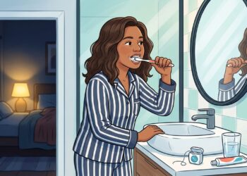 Por que escovar os dentes antes de dormir importa mais que a escovação da manhã