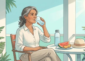 Como manter a hidratação para evitar tontura e dor de cabeça nos dias de calor?
