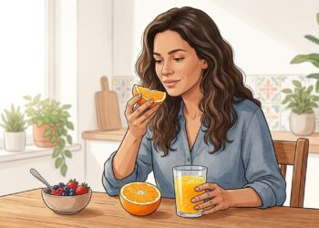 Comer a fruta inteira preserva fibras que o suco natural perde no processo de extração, e o que isso impacta no seu intestino?