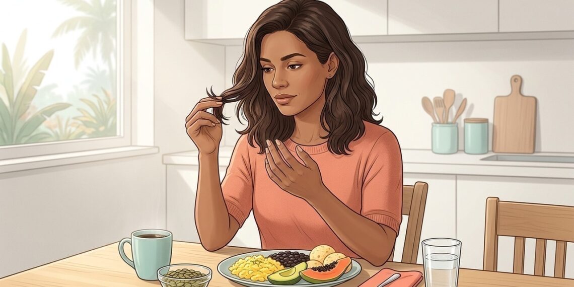 Qual vitamina costuma ser associada ao fortalecimento das unhas e do cabelo
