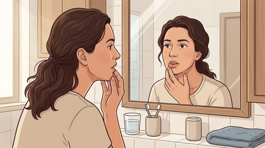 O padrão repetitivo das aftas pode revelar carências ou alterações sistêmicas.