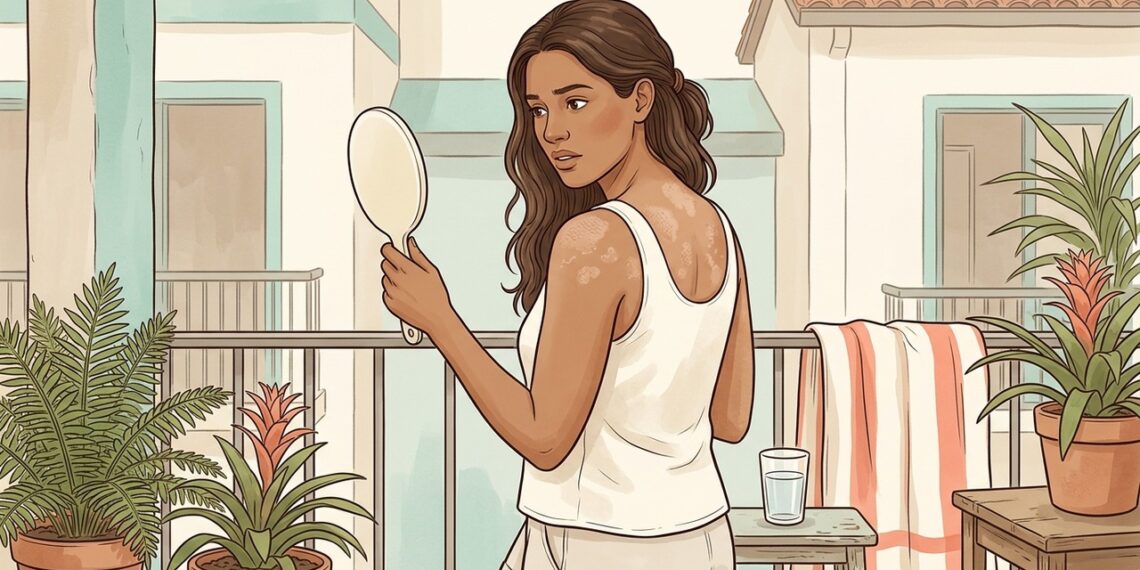 Manchas brancas na pele que aparecem ao sol nem sempre são vitiligo, com frequência revelam pitiríase versicolor