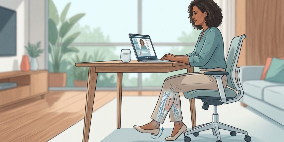 Trabalha muito tempo sentado? 3 exercícios 'invisíveis' para fazer na cadeira e evitar trombose