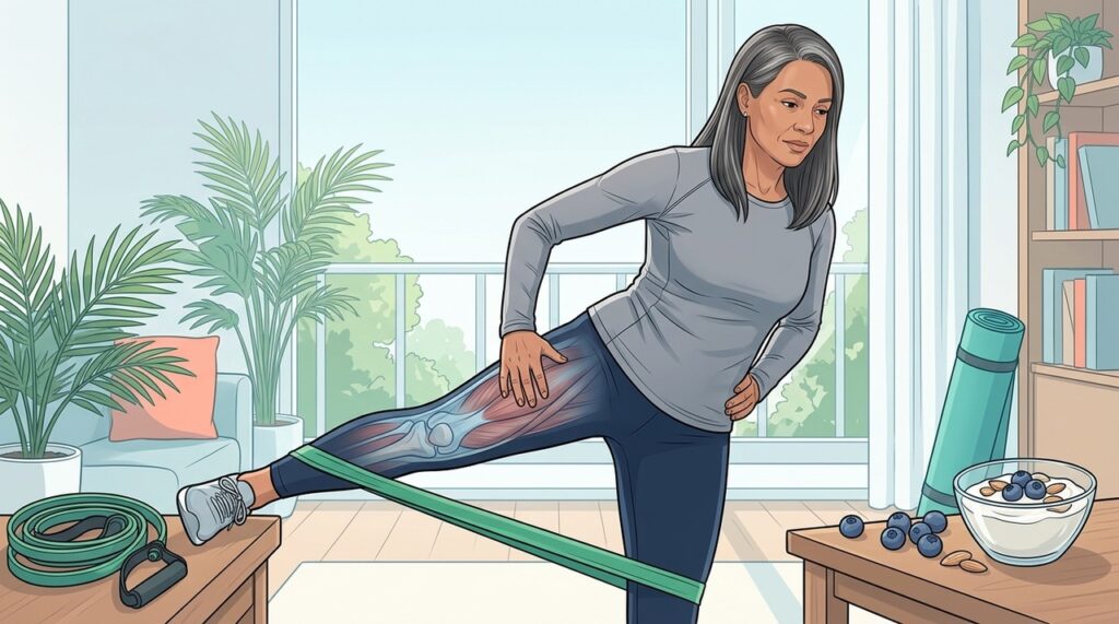 Treino de força ajuda a preservar músculos, proteger articulações e reduzir desconfortos da menopausa.