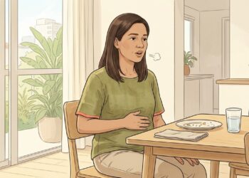 Arrotos frequentes e sensação de estufamento podem apontar para o estômago