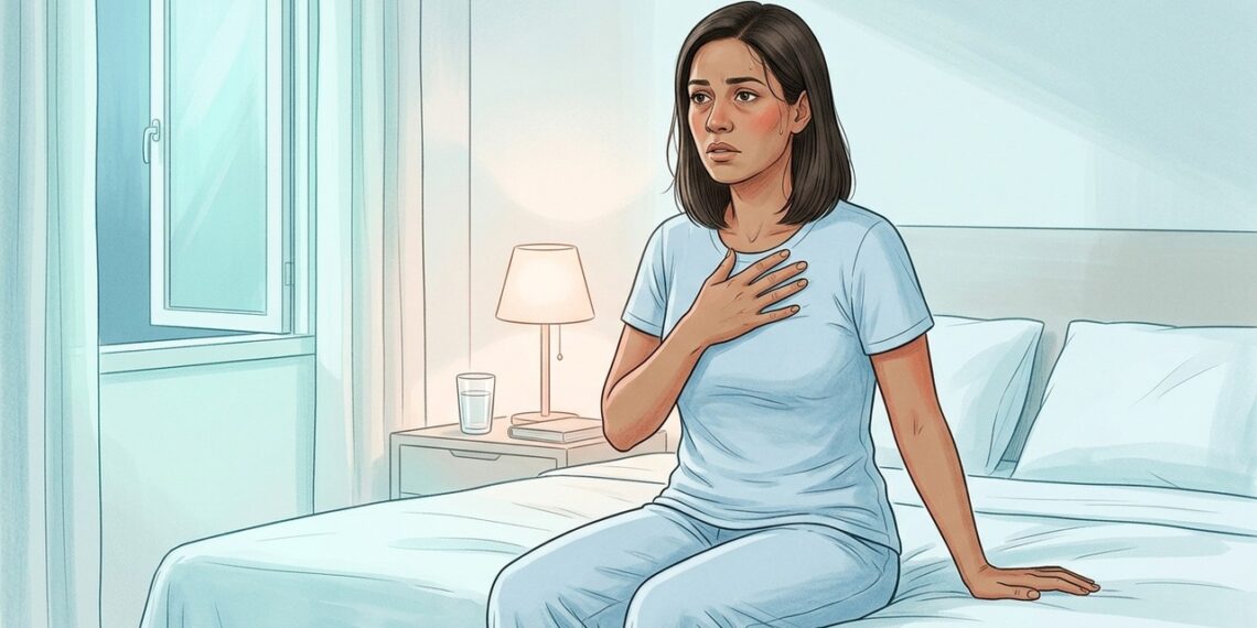O coração acelerado à noite nem sempre é crise de ansiedade: a tireoide acelerada (hipertireoidismo) causa sintomas idênticos