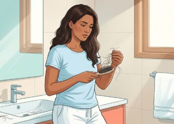 A queda de cabelo diária não se deve apenas ao estresse, mas na maioria das vezes à deficiência de ferro e vitamina D