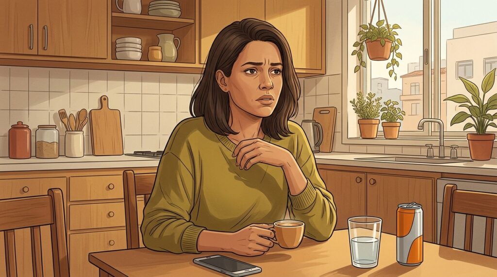 Café, energéticos e outras fontes de cafeína podem prolongar a agitação por várias horas.