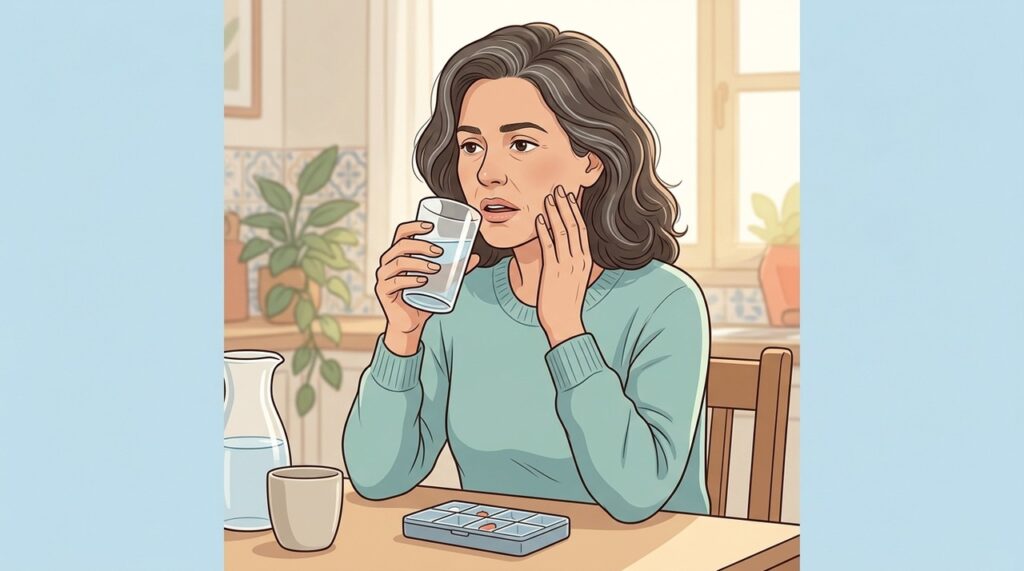 Xerostomia contínua merece atenção quando começa a afetar a saúde bucal.