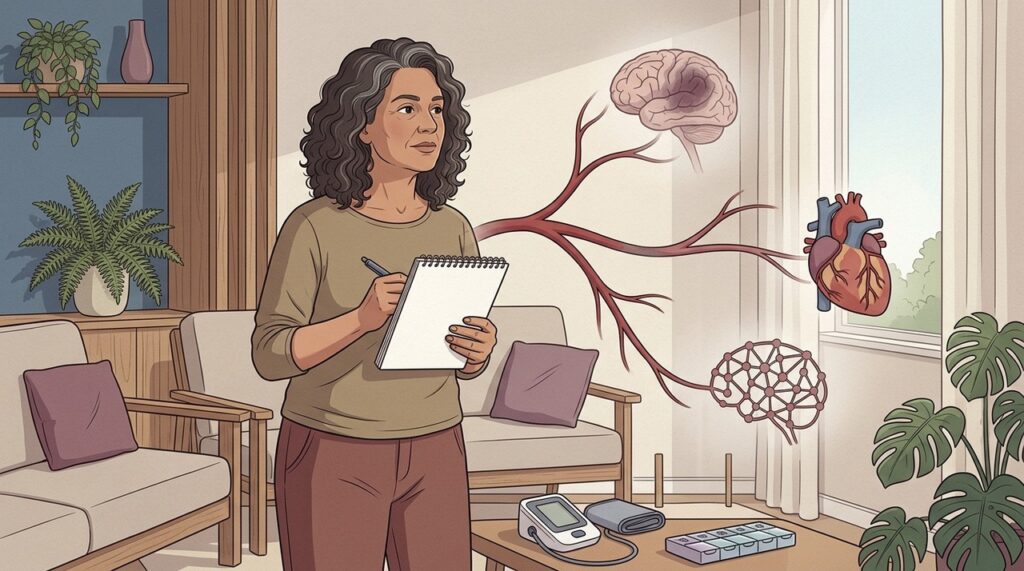 Hipertensão persistente aumenta a carga vascular associada a AVC, infarto e declínio cognitivo.