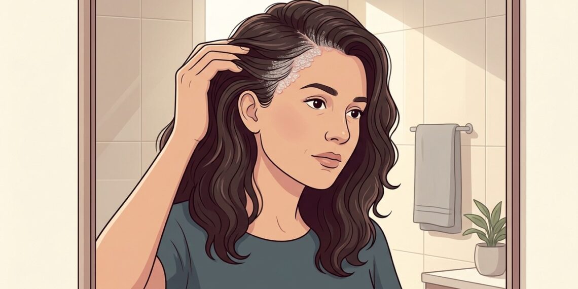 Caspa grossa que passa da linha do cabelo pode não ser apenas caspa