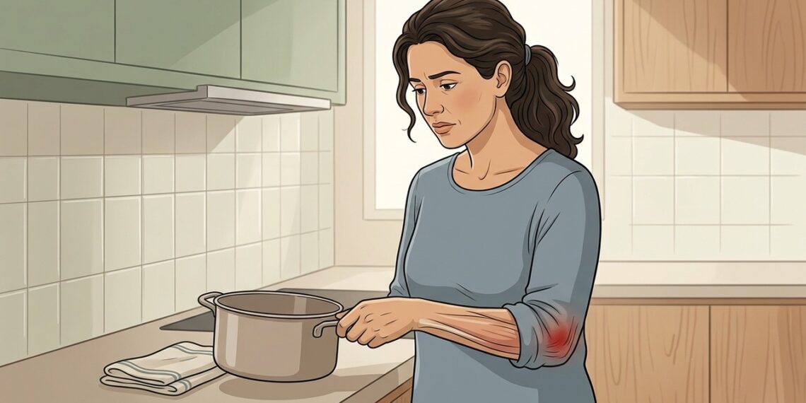 Dor no cotovelo ao segurar uma sacola pode começar nos tendões do antebraço