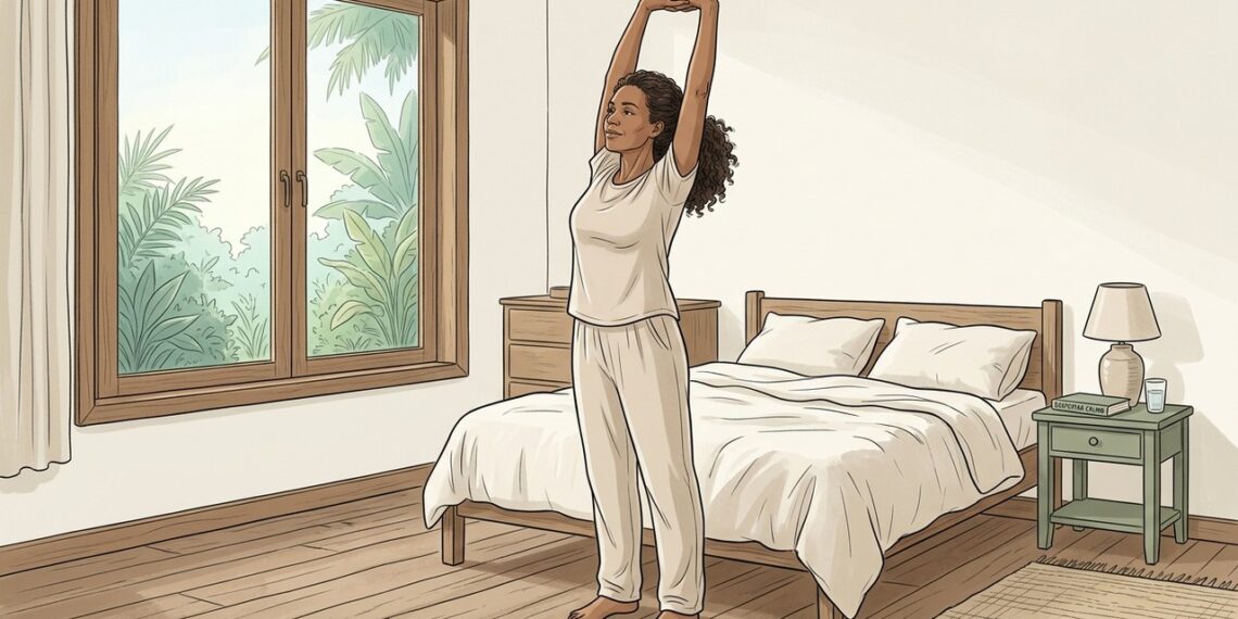 Alongar o corpo por 10 minutos ao acordar: para que serve e por que faz diferença na manhã