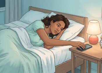 Dormir com o celular perto da cabeça: o que já se sabe sobre o risco real