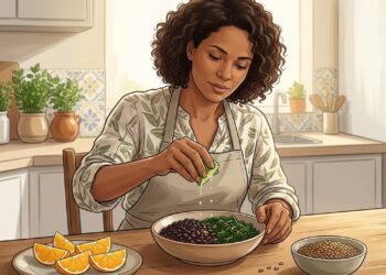 Frutas cítricas ajudam o corpo a aproveitar melhor o ferro dos alimentos vegetais quando consumidas na mesma refeição
