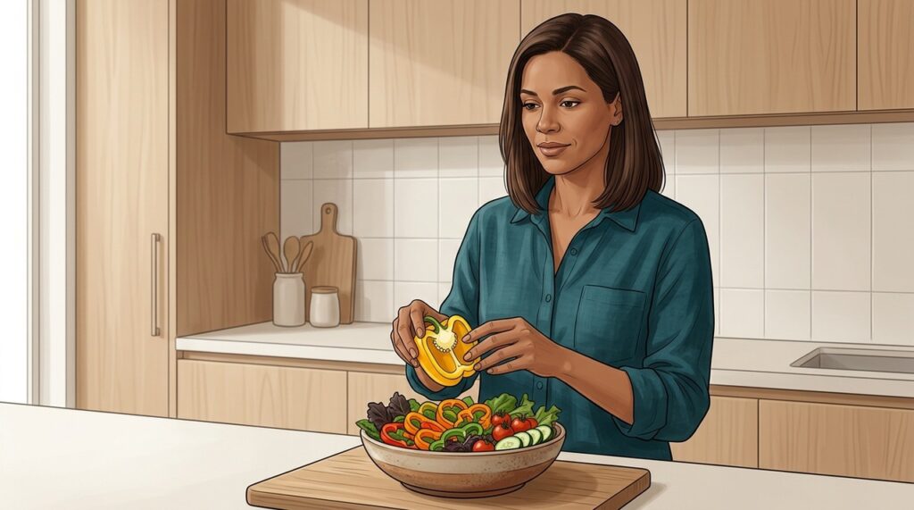 Cada cor concentra compostos diferentes, tornando a variedade uma escolha nutricional interessante.