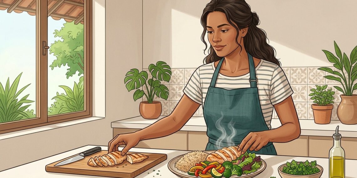 Segundo especialistas, o frango é fonte de proteína magra e prática