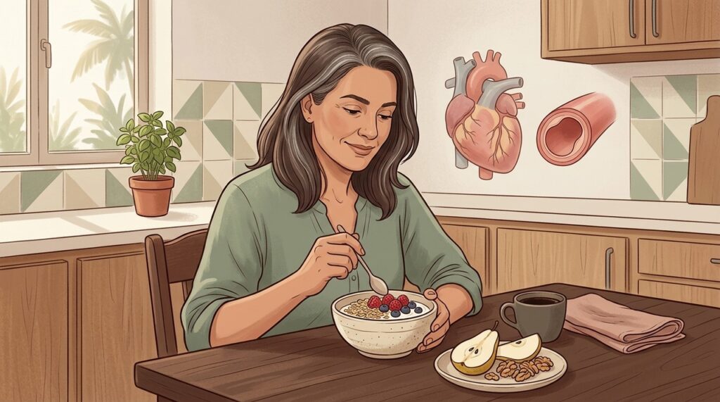 Cinco alimentos no café da manhã ajudam a favorecer níveis saudáveis de colesterol.