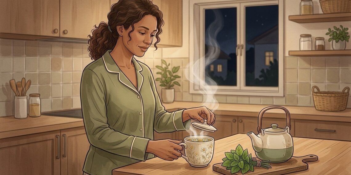 Como incluir camomila ou erva-cidreira na rotina da noite de forma equilibrada