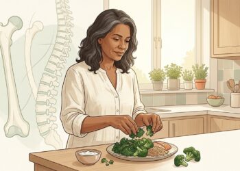 Folhas verde-escuras no prato: aliadas silenciosas na prevenção da osteoporose