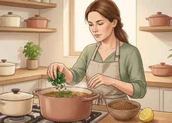 Sopa de lentilha com couve: entenda por que a receita é aliada da saúde feminina após os 30