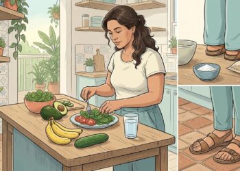 Menos sódio, potássio, hidratação e temperos naturais favorecem o equilíbrio de líquidos.