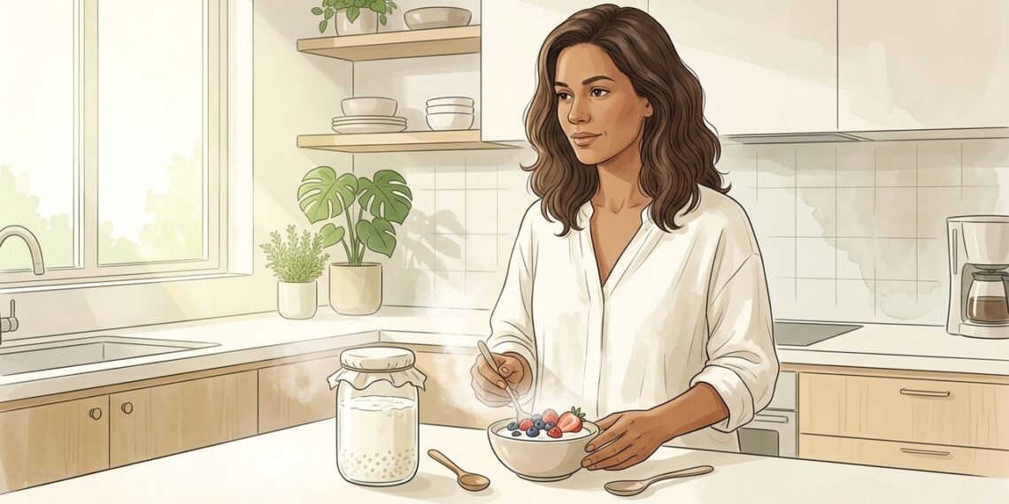 Iogurte natural e kefir: como os probióticos fortalecem a microbiota intestinal