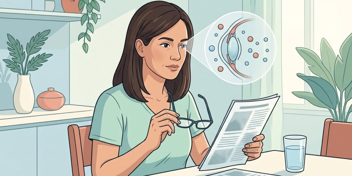 Visão embaçada sem cansaço nos olhos pode ser um sinal frequentemente esquecido de diabetes
